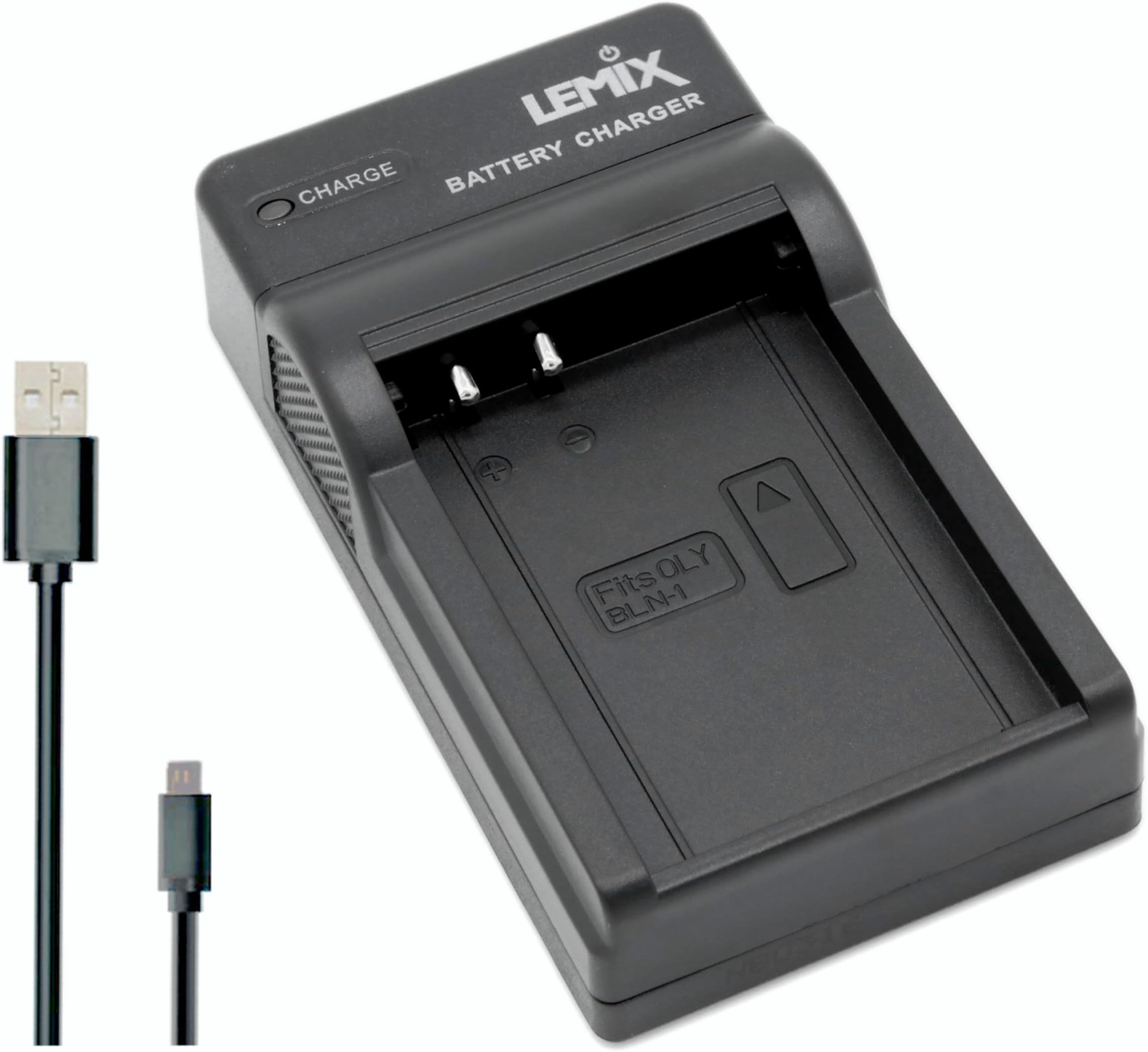 Lemix(BLN1) Ultra Slim USB Charger Compatible with Olympus BLN-1 Battery and Listed Olympus OM-D & PEN Series Models