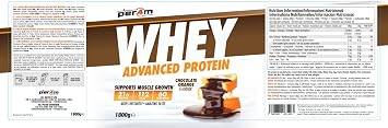 Per4m Whey Protein Powder | High Protein Shake for Muscle Growth & Recovery | Low Sugar Gym Supplement | Sports Nutrition Drink + Amino Acids (1800g, Chocolate Orange)