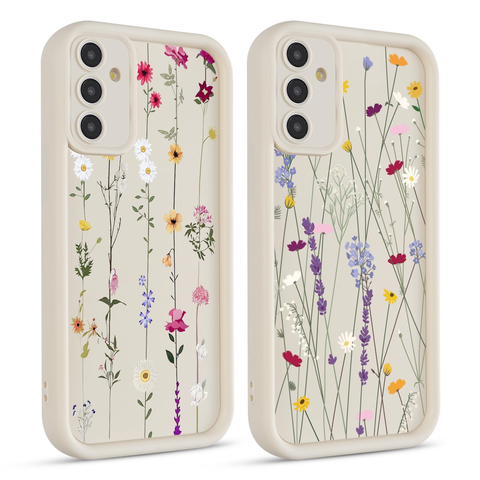 Custodia Per Galaxy A16 5G Donna – Morbida Silicone Con Design Floreale Retrò, Protezione Antiurto - 2