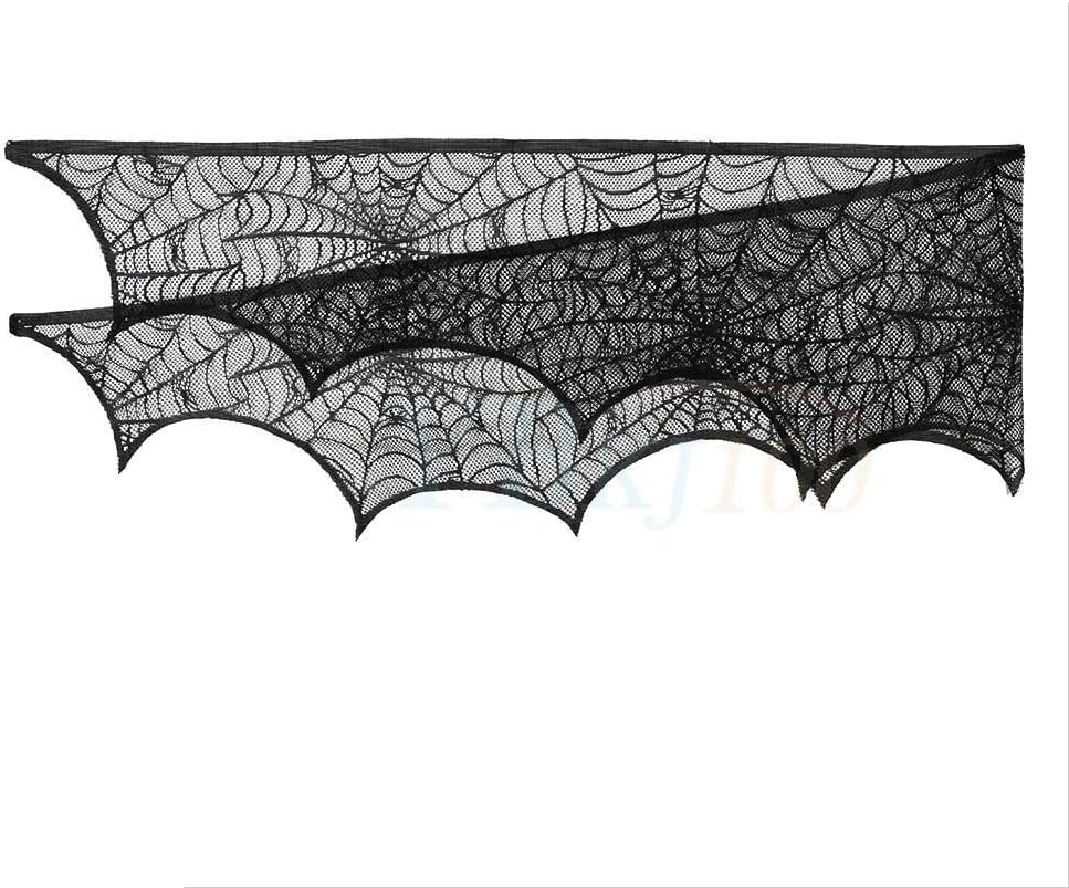 50% Off Discount Luxanna 2 Pack Lace Spider Web Decoration, Cobweb Fireplace Scarf Festive Supplies for Halloween Christmas Party Table Door Window Decoration Black (2) Flash Deals - 50% OFF Luxanna 2 Pack Lace Spider Web Decoration, Cobweb Fireplace Scarf Festive Supplies for Halloween Christmas Party Table Door Window Decoration Black (2)