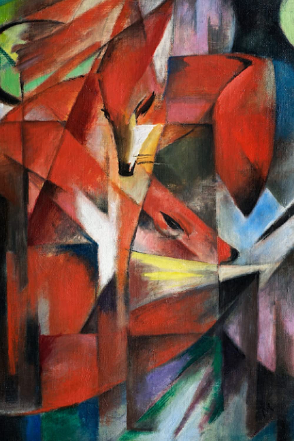 Franz Marc The Foxes Notebook Journal: Famous Paintings Notebooks