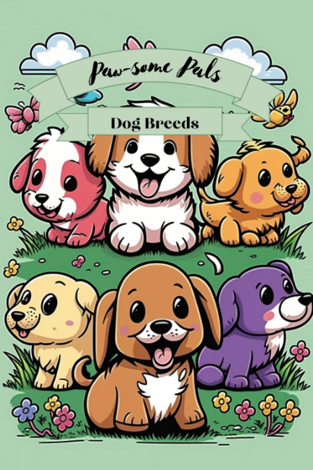 Paw-some Pals: A Dog Breed Coloring Book for Kids (Artistic Animals)