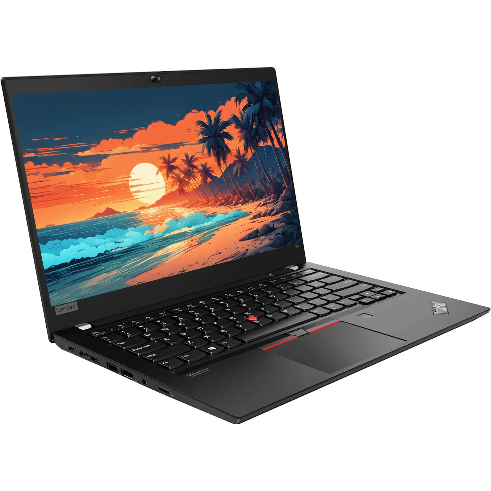 Lenovo Thinkpad T14 (Gen 1) ekran dotykowy laptop, 14" FHD Business Notebook, Intel Core i5-10210U, 16 GB DDR4 RAM, 512 GB SSD, Windows 11 Pro (odnowiony)
