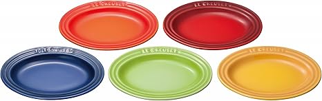 Amazon Co Jp ル クルーゼ Le Creuset 皿 ミニ オーバル プレート マルチカラー 耐熱 耐冷 電子レンジ オーブン 対応 5枚 入り 日本正規販売品 ホーム キッチン