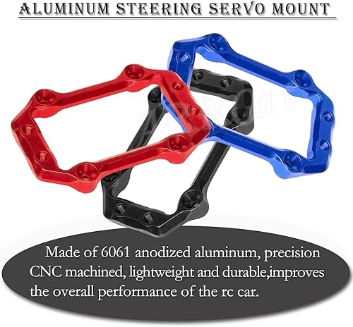 Miniatura 3 de Soporte servo de dirección de aluminio para 18 ARRMA Typhon 6S BLX, Kraton 6S BLX, Outcast 6S BLX, Talion 6S BLX, Talion 6S BLX, 110 Senton 6S BLX,