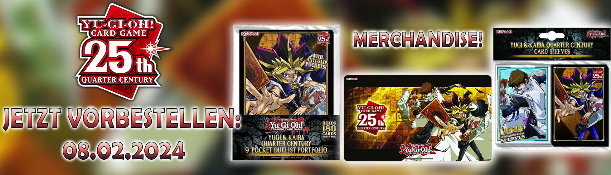 Tapis De Jeu Yu-Gi-Oh! 25ème Anniversaire Yugi & Kaiba - Format Officiel, Caoutchouc, Dès 6 Ans - 9