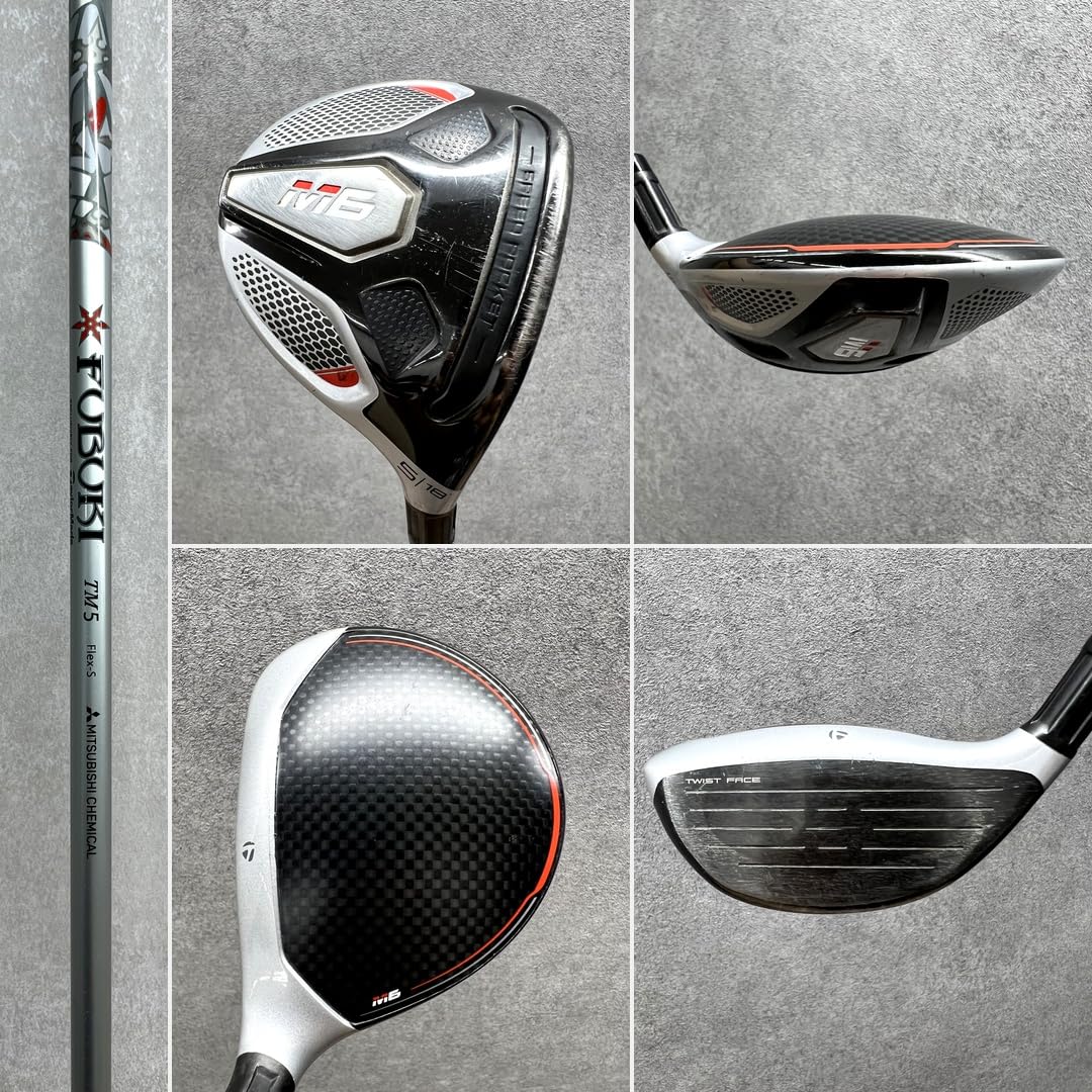 TaylorMade M6 ゴルフ一式　テーラーメイド　ゴルフセット　フード付き Amazon.co.jp: 【中古】ゴルフクラブセット メンズ テーラーメイド M6
