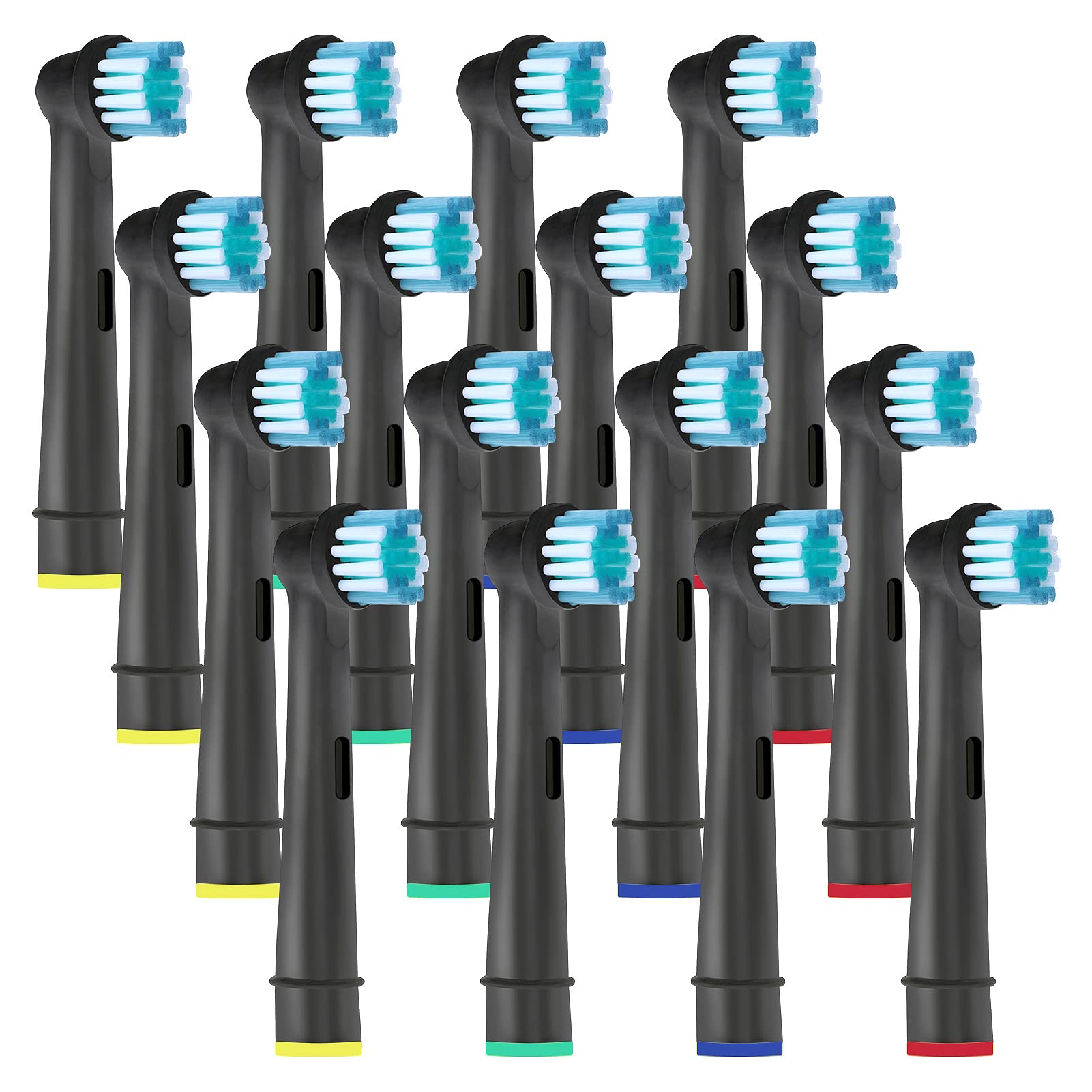 Testine Spazzolino Elettrico Compatibile Con OralB Spazzolini Elettrici Ricaricabile – Testine di Ricambio Adatto Cross Action, Vitality, Sensitive, Professional Care, ecc, di HSYTEK