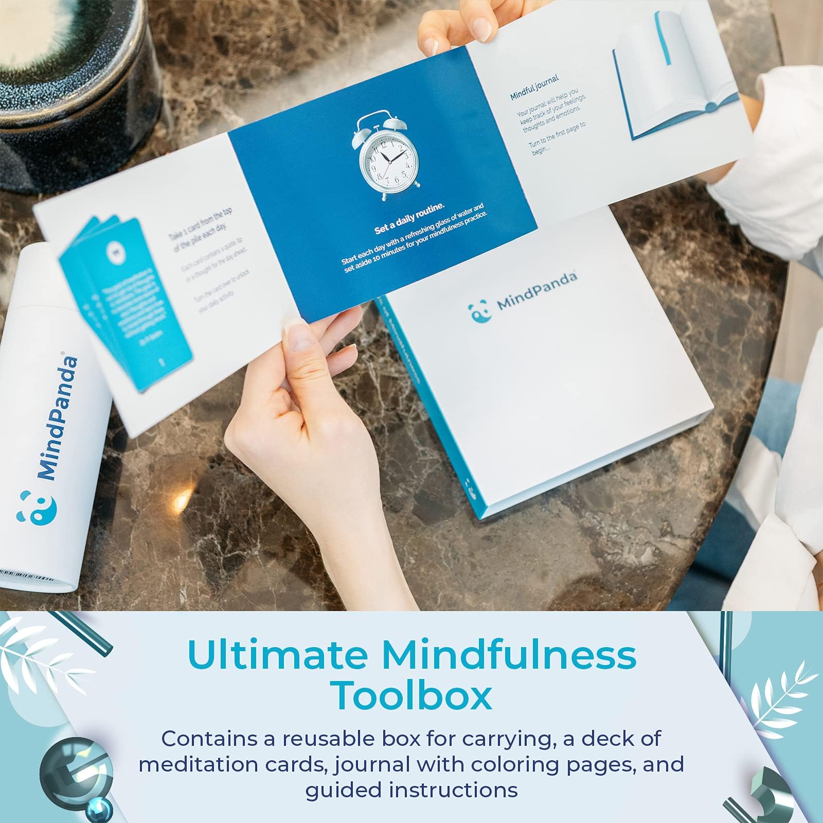 MindPanda Mindfulness Self Care Kit - Transform Mental Health & Take Control Of Your Wellbeing With Our Mindfulness challenge Cards. The Ultimate Toolkit for Stress And Anxiety Relief Treatment