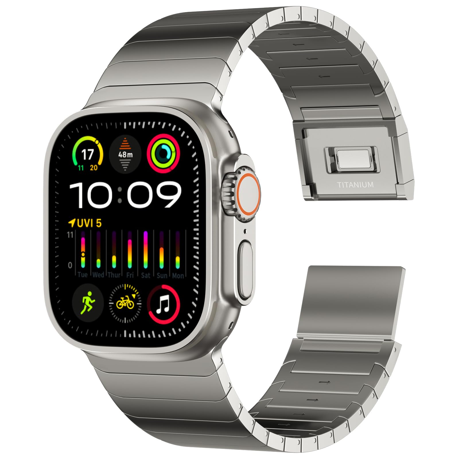 ACESTAR Titan Armband für Apple Watch Ultra 3/2/1