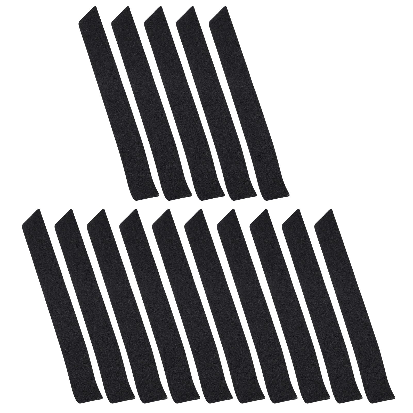 Cintas Antideslizantes para Escaleras, 15 Unidades, Peldaños Adhesivos Duraderos para Mayor Tracción para Escalones de Madera Al Aire Libre, Material de PVC (6 * 32 pulgadas)