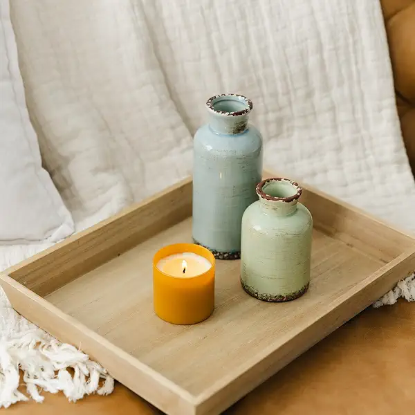 Calyan Wax Co. Dignity Series Vetiver & Tonka Scented Candle - 35 Hour Burn | Made in the USA Luxury Clean Soy Wax Candles - Long Lasting Matte Gold Glass Jar Candle for Home - 1 Wick - 5.3oz 5
