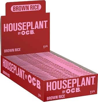 Houseplant by OCB Brown Rice 1 1/4 Rolling Papers