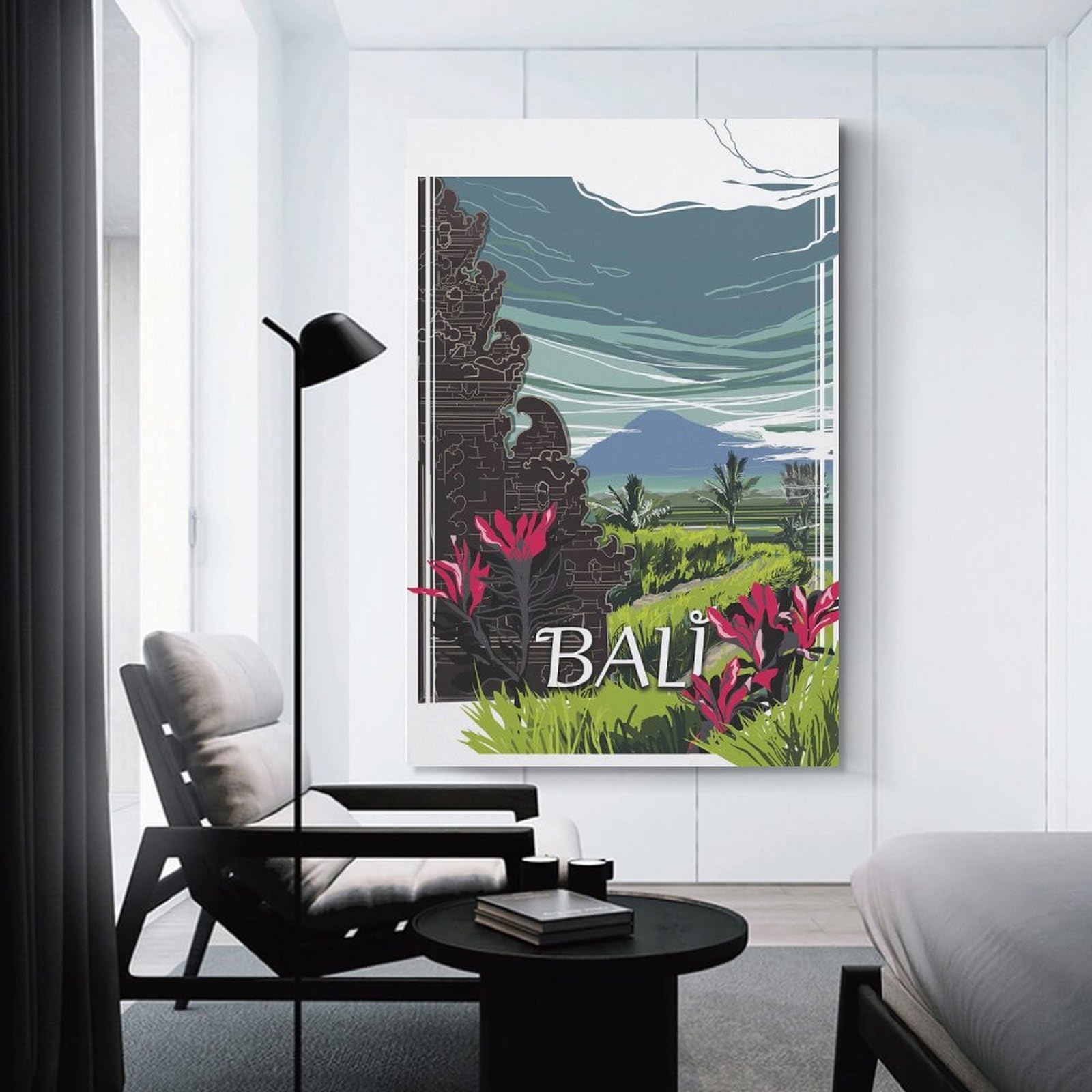Junmoney Bali Travel (5) Decorative Canvas Print, 24x36inch(60x90cm), for Study, Office Or Focused Interiors, Canvas Wall Decor for Creative Rooms