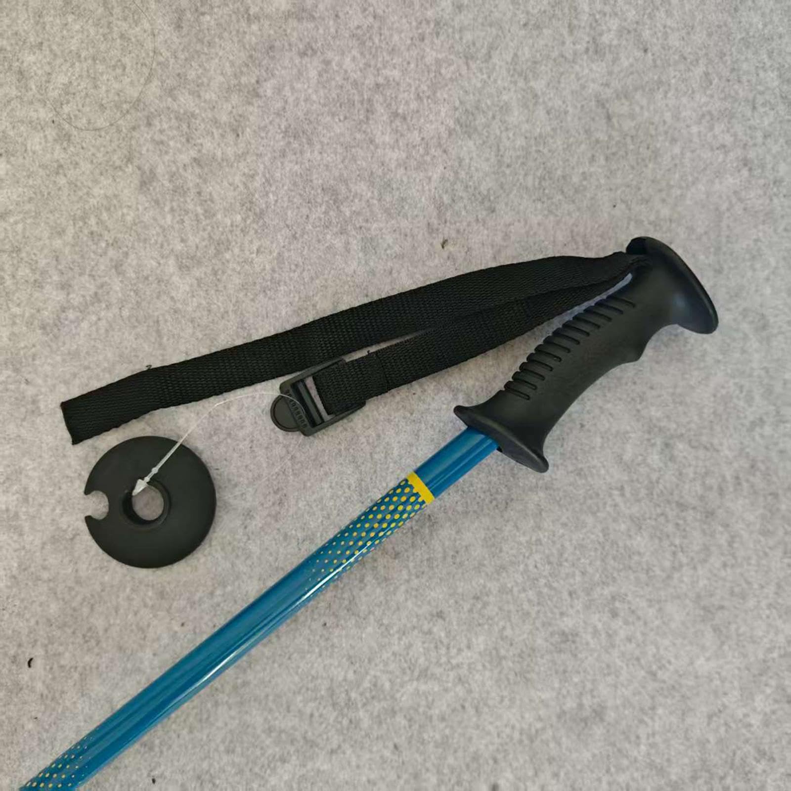2 Pièces Bâtons de Randonnée Enfant Marche Poignées Anti Dérapantes Aluminium Alliage Léger Accessoires pour Ski Trekking Camping 105cm