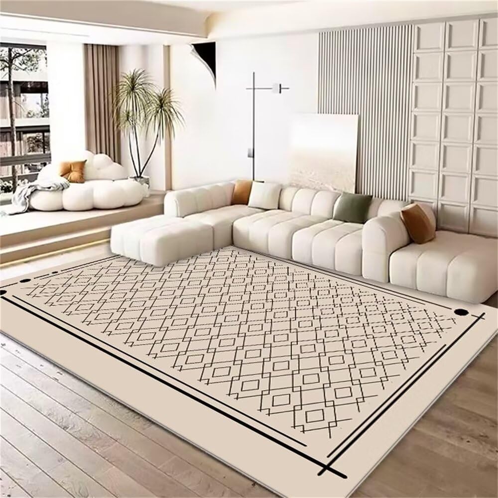 Tapis couloir long de designer art déco haute densité pour chambre à coucher
