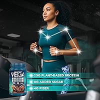 Vista 3 de Envase de proteínas y hierbas en polvo de Vega, VEG00650, L, Chocolate, 1, 1