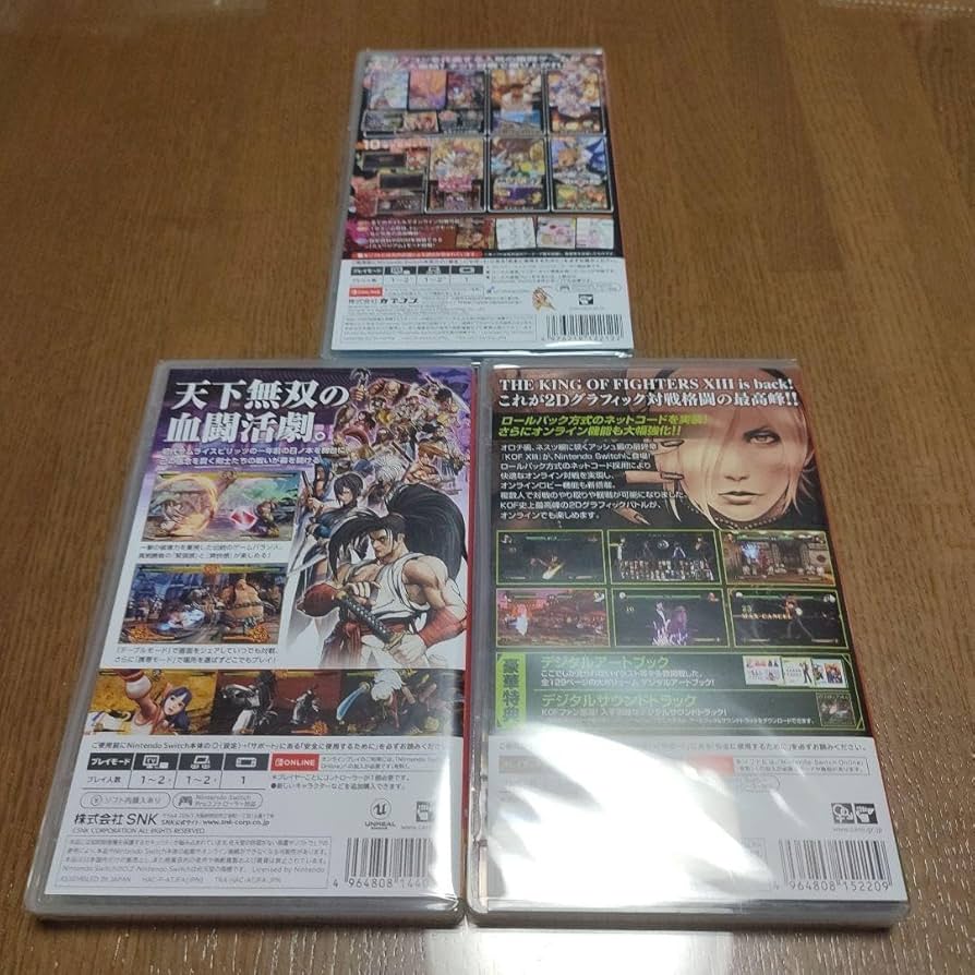 新品　 ファイティングコレクション　サムライスピリッツ　キングオブファイターズ 新品 ファイティングコレクションサムライスピリッツキングオブ