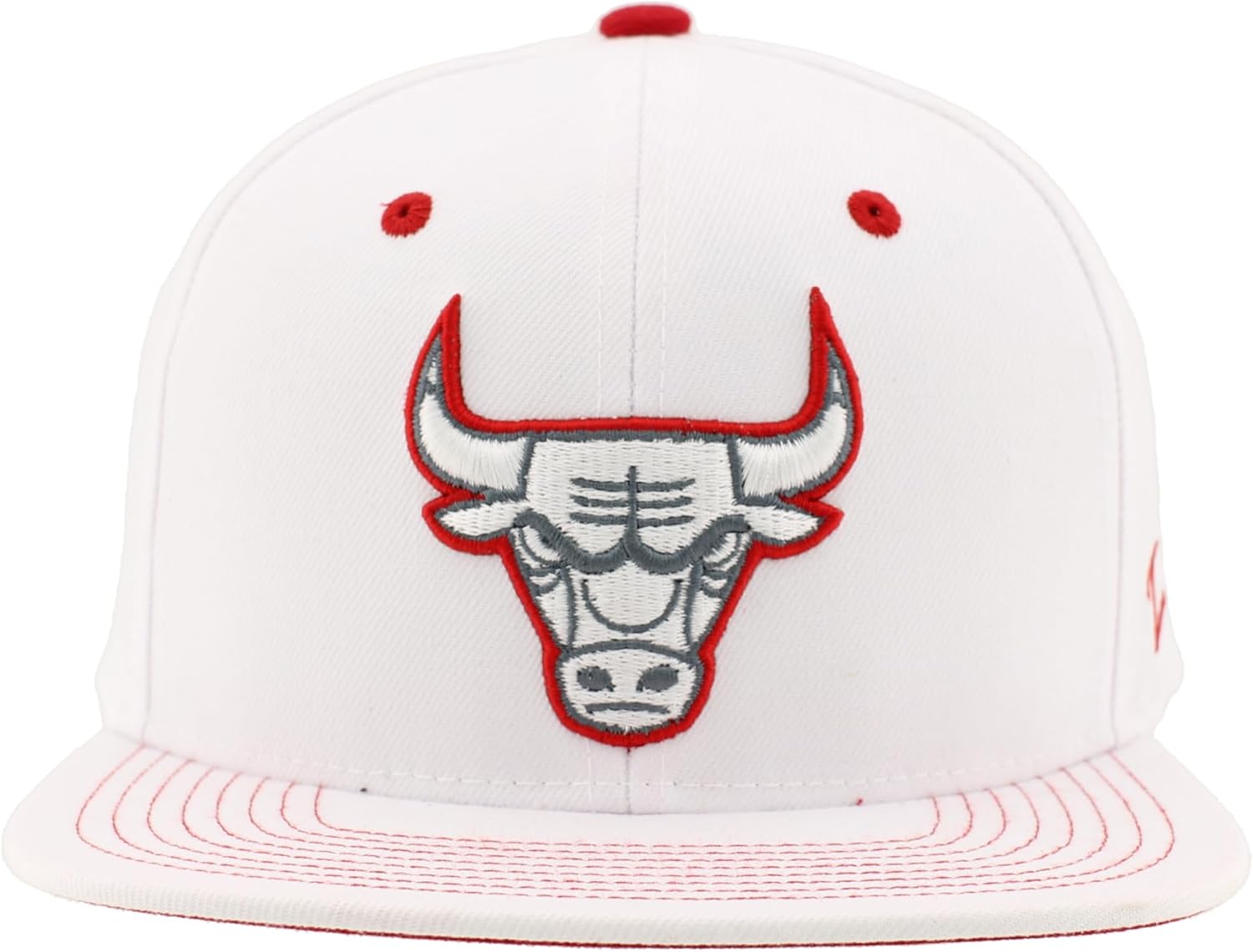 ZHATS NBA Unisex-Adult NBA Officially Licensed Adjustable Snapback Hat Flat Bill Z11 Pop White