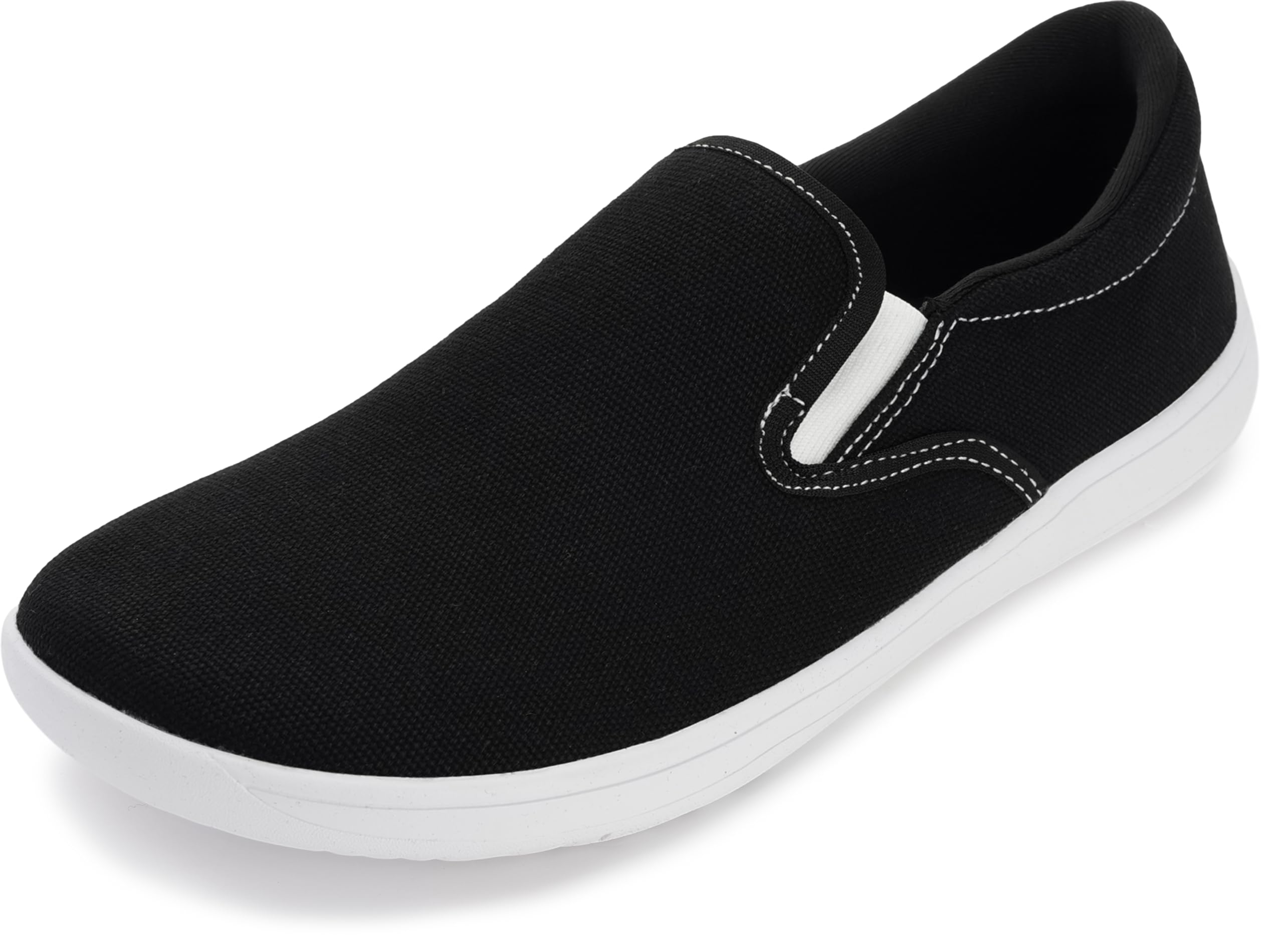 WHITIN Men's Wide Slip on Barefoot Shoes | Minimalist Sneakers | Zero Drop
