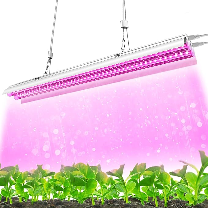 MoniosL T5 Grow Light, LED Plant Light for Indoor Plants, Full
