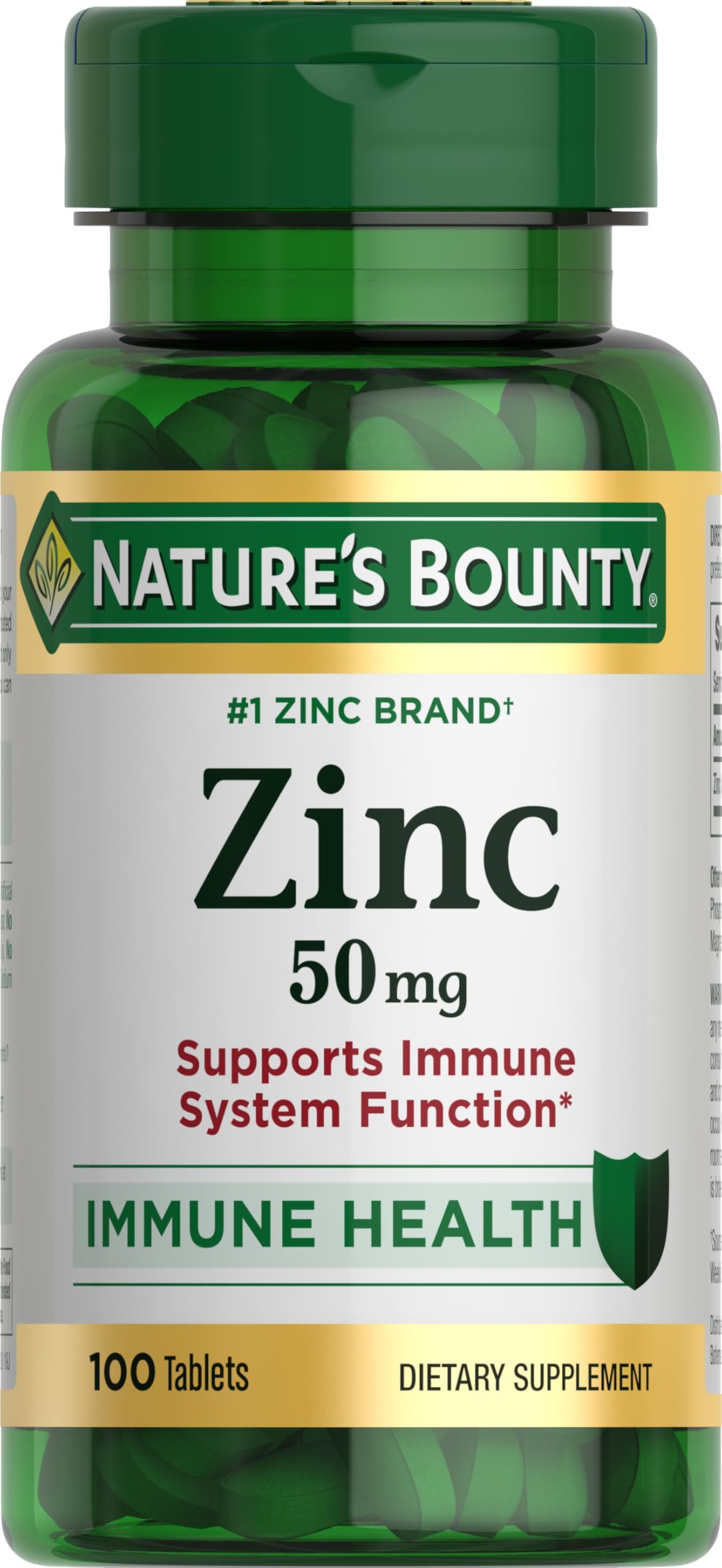 Zinc Chelated 50 mg, 100 Caplets