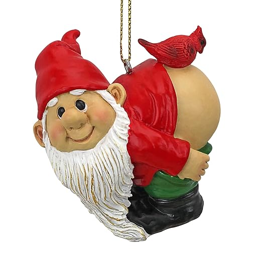 Weihnachtsverzierung - Gartenzwerge Figur - Loonie Moonie Gnome - Frech Mooning Zwerge Statuen