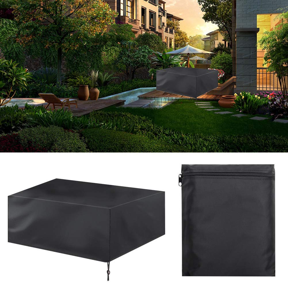Copertura per mobili da giardino in tessuto Oxford, Copertura impermeabile per tavolo da esterno, Copertura per mobili da esterno per protezione solare per patio (270*180*89)