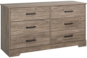 Prepac Rustic Brown Wooden Dresser