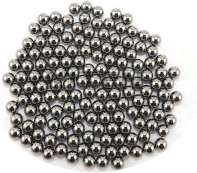Generic 250 6mm Catapult Slingshot Ammo Steel Balls Ball Bearings Shot Black Widow