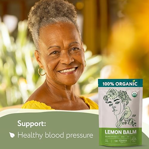 Miniatura 260 de Zhivana Organics - Té orgánico de bayas de espino blanco 16 onzas, para presión arterial alta, apoyo para la salud cardíaca y relajación