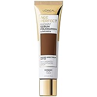 Vista 26 de L'Oreal Paris Age Perfect - Base de suero radiante con SPF 50, almendra, 1 onza