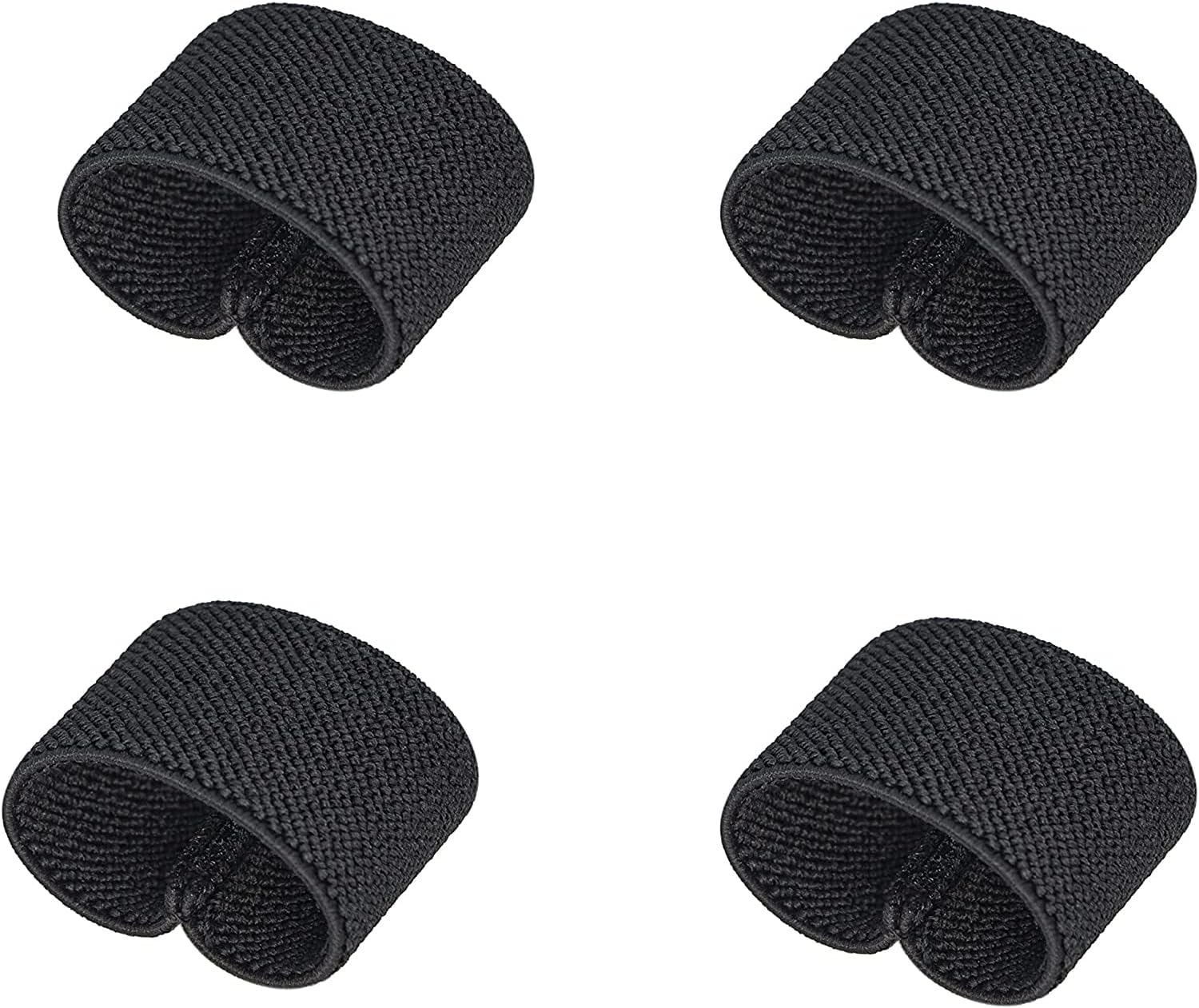 YOETEY Tactical Belt Accessories, Double Snap Belt Loops Elastic Belt Keepers and Tactical Gear Clip for Mens Belt