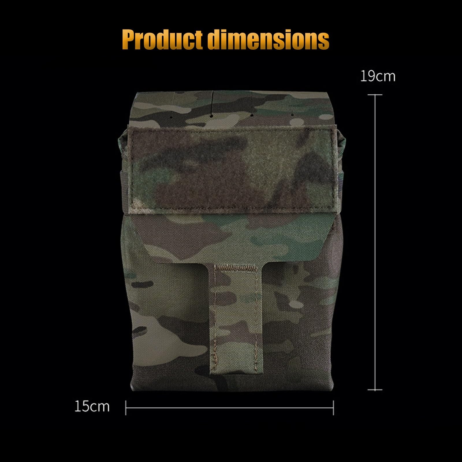 Botiquín Médico Compacto, Bolsa Táctica IFAK con Sistema Molle y Diseño Dividido, Accesorio Práctico para Deportes al Aire Libre