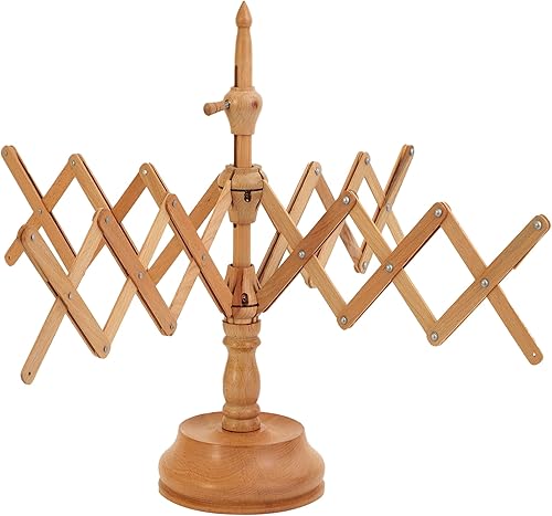 Miniatura 58 de Brainmart Winds - Bobinadora de bolas de hilo de madera y veloz de mesa, Winds de 8 a 12 onzas para manualidades de ganchillo y tejer, juego