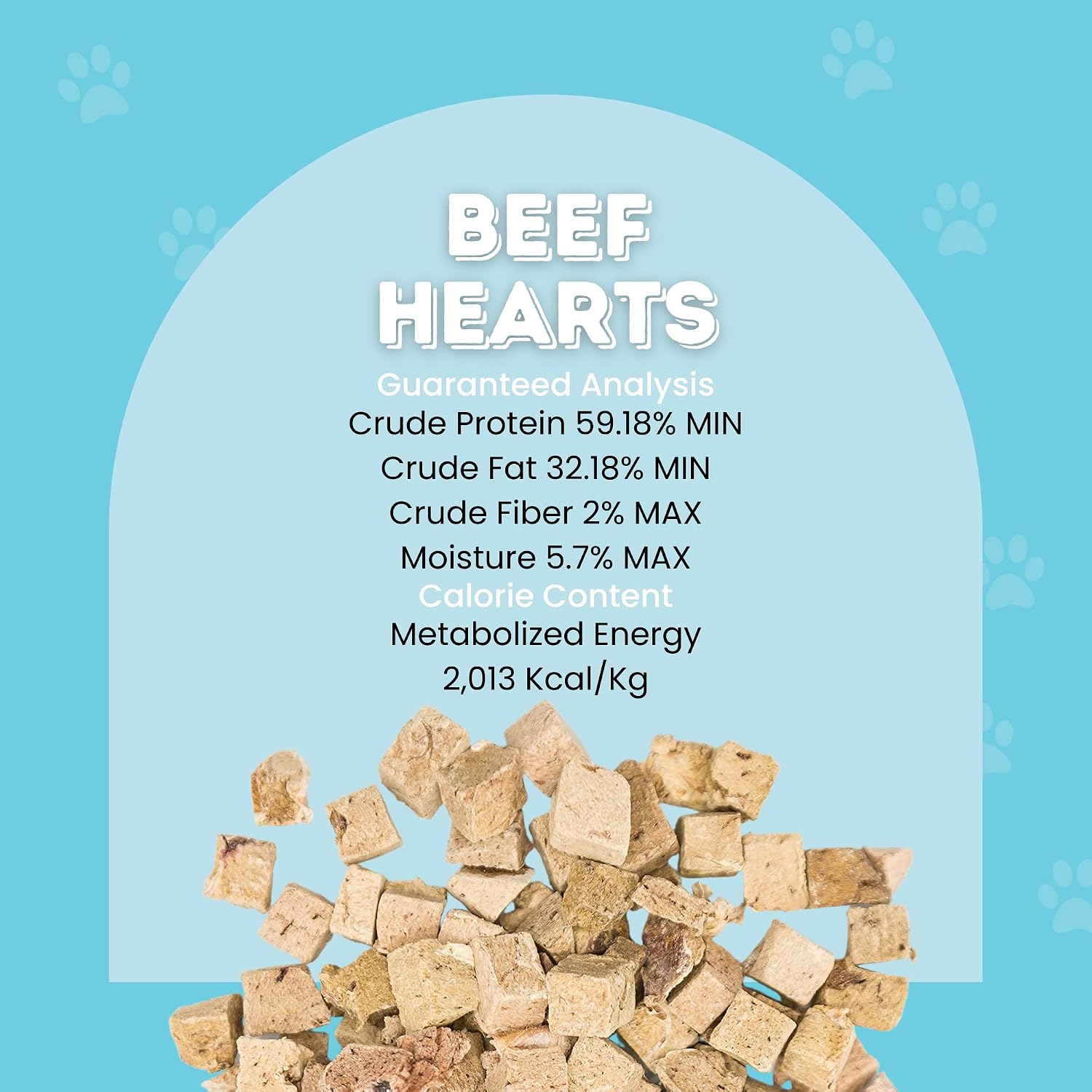hotspot pets Freeze Dried Beef Heart Treats for Cats & Dogs - 1LB Resealable Big Bag, Made in USA, Single Ingredient All Natural Grain-Free Immune support Treats -Perfect for Training, Topper or Snack