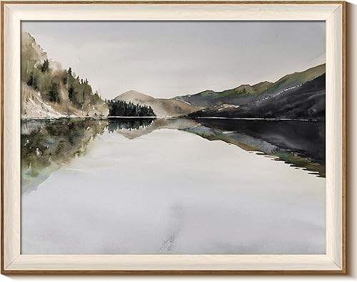 Miniatura 52 de InSimSea Arte de Pared en Lienzo Enmarcado Decoración de Habitación, Imágenes de Paisaje Costero Clásico para Baño Decoraciones de Pared, Arte