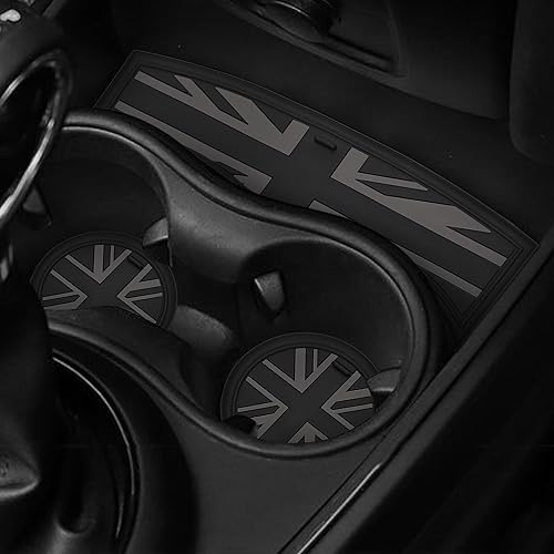 Miniatura 14 de TOMALL Portavasos compatible con Mini Cooper Hatchback F55 F56 de silicona para consola central de automóvil, soporte para portavasos de automóvil