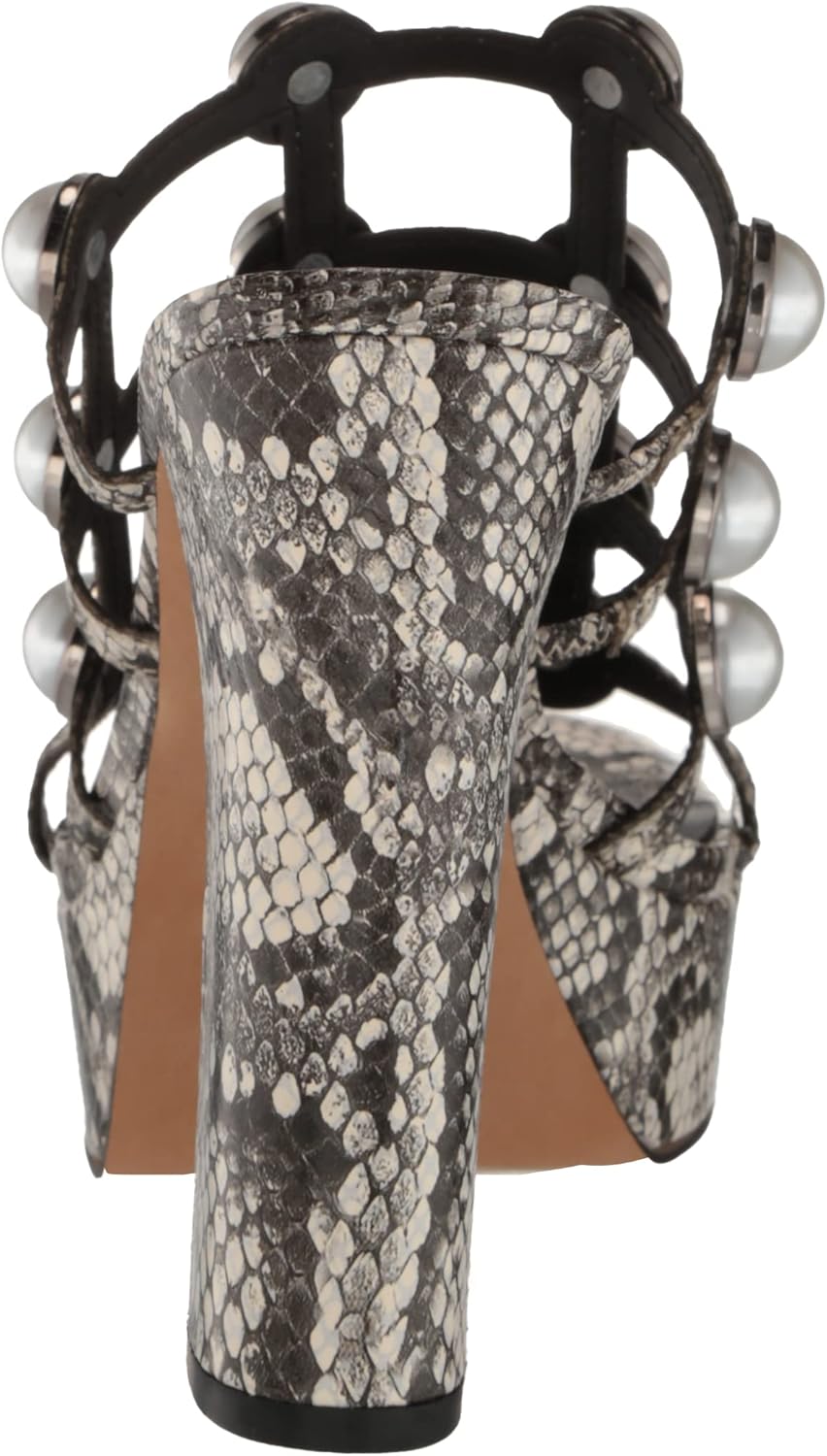 Karl Lagerfeld Paris womens Addica Pearls Platform Heel Sandal - Image 3