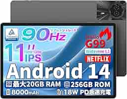 Amazon.co.jp: 2024 タブレット Android 14、Widevine L1対応