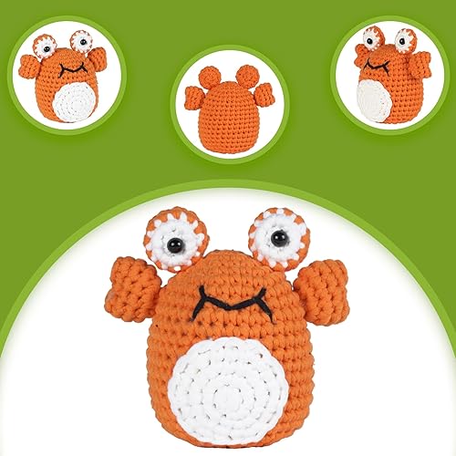 Miniatura 5 de Tuyusa Kit de ganchillo para principiantes, kit de inicio de ganchillo para principiantes con tutoriales en video paso a paso, suministros de tejido