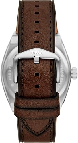 Miniatura 2 de Fossil Everett Reloj de cuarzo de acero inoxidable con tres manecillas para hombre