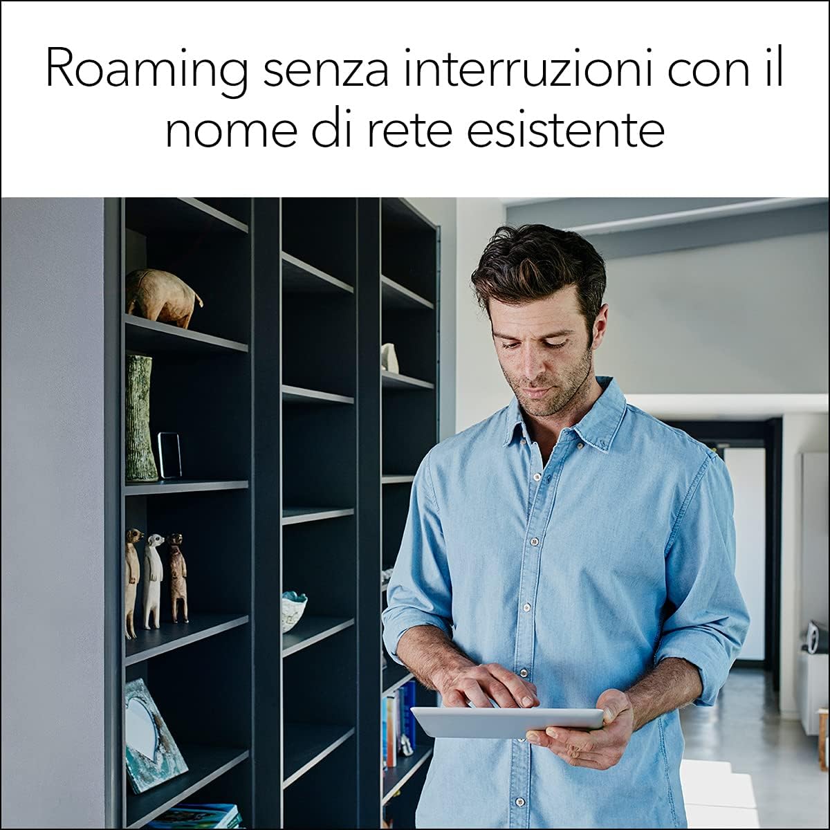 NETGEAR Ripetitore WiFi 6 Mesh AX1600 EAX12, WiFI Extender con 1 porta LAN e 4 stream, ripetitore WiFi wireless compatibile con modem fibra e adsl 1.6 Gbps - Immagine 4