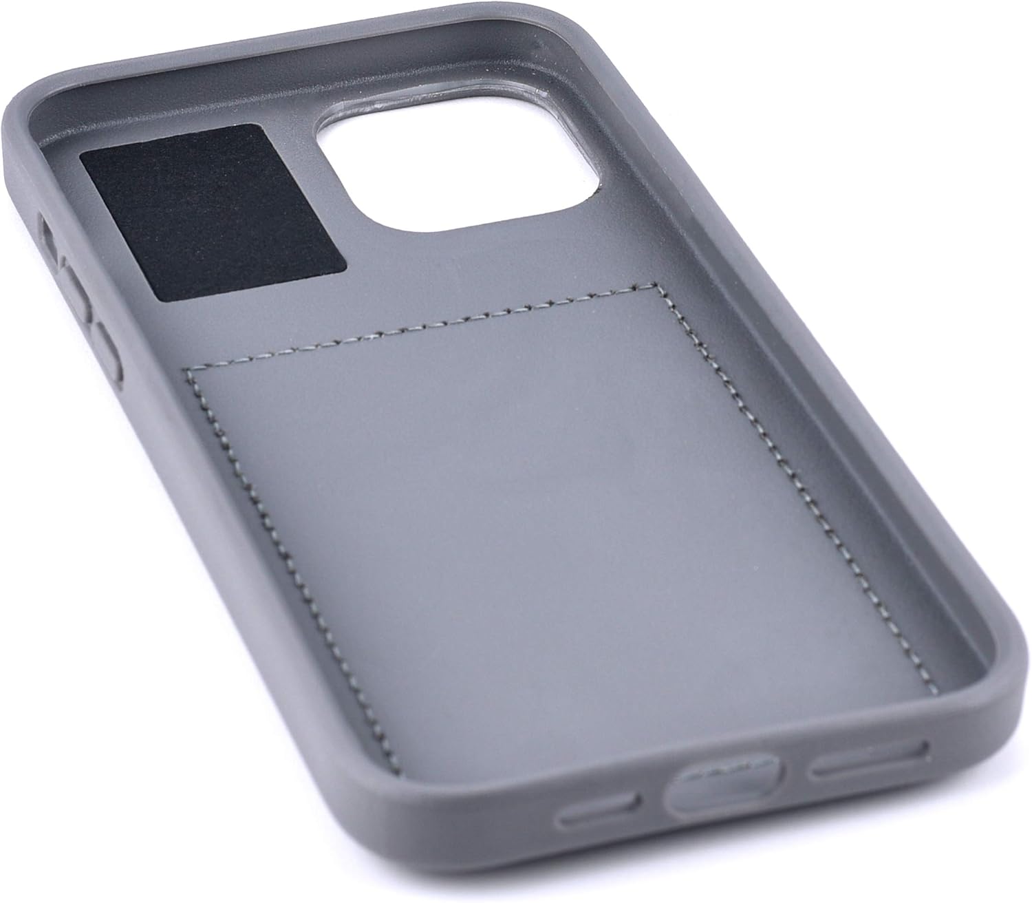 Dockem BIO Wallet Case for iPhone 12 Pro Max: Sensible Materials, Magnetic Mounting & 2 Credit Card Holder Slots (6.7" M2B, Grey and Black, R2) - Image 8