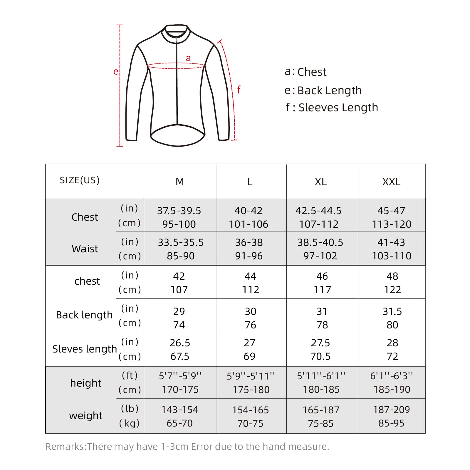 Lixada Chaqueta de Ciclismo de Calentamiento de Invierno, Ropa de Abrigo Transpirable para Bicicleta, Chaqueta de Ciclismo Impermeable a Prueba de Viento