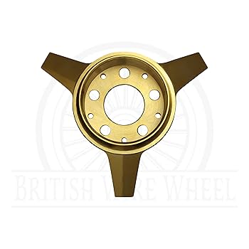 Amazon.com: British Wire Wheel 3 Bar Zenith 24K Gold Locking