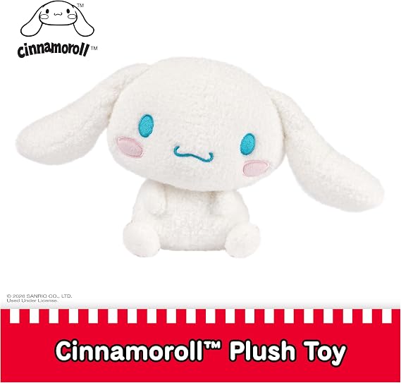 GUND Sanrio Cinnamoroll Plush, Premium Stuffed Animal for Ages 1 and Up, 6, White