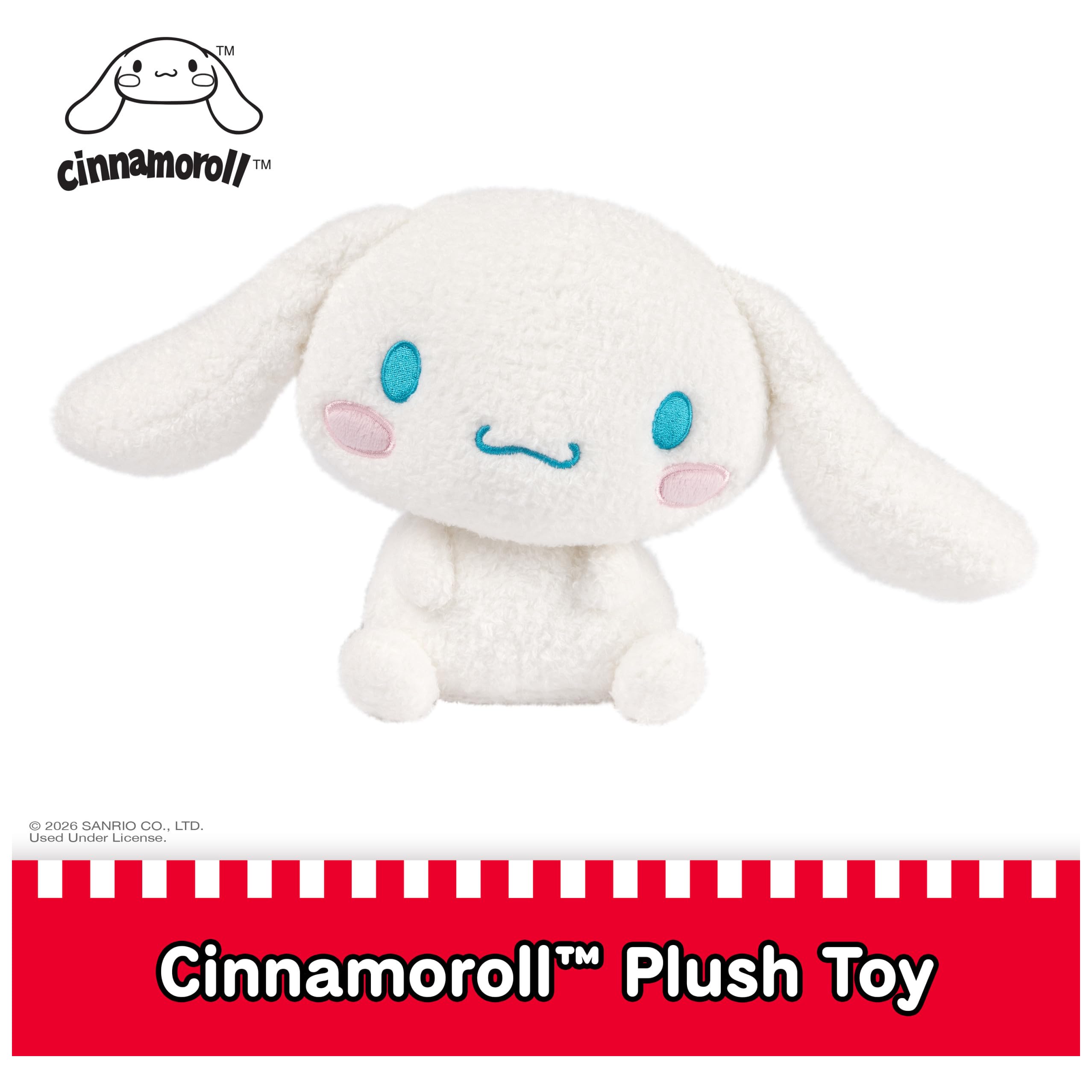 GUND Sanrio Cinnamoroll pluszak, wypchane zwierzę premium dla dzieci od 1 roku życia, 15 cm, biały