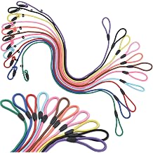 11-Piece Adjustable Dog Slip Leads 11 Colors, Nylon Easy On/Off, No Collar Needed, Super-Strong, Standalone Use. No-Pull Dog Slip Leads for Small Dogs High Value for Walking/Training