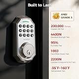 LNDU Keyless Entry Door Lock – Hands-Free Auto-Lock
